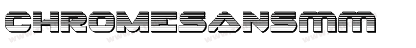 chromeSansMM 普通字体转换